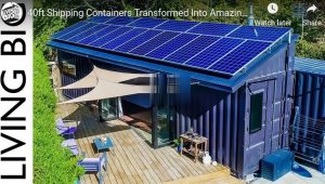 Read more about the article 40ft Shipping Containers Transformed Into Amazing Off-Grid Family Home