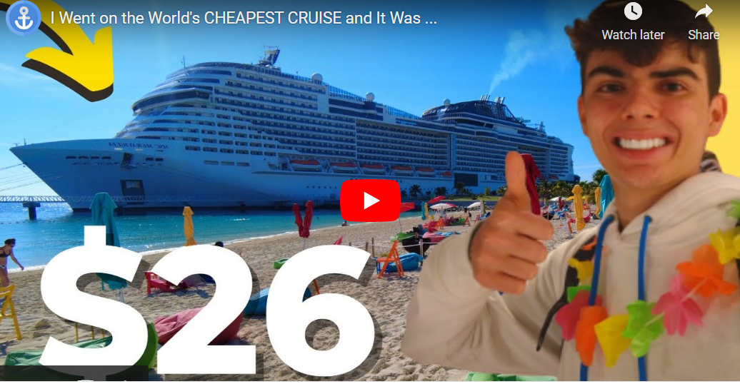 Read more about the article World’s lowest price cruise $26.00 per night.